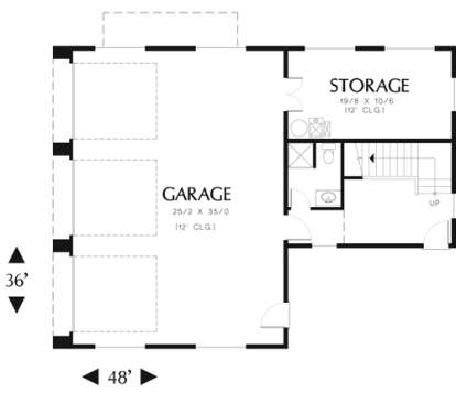 Floorplan 1 for House Plan #2559-00652
