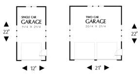 Floorplan 1 for House Plan #2559-00653