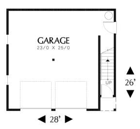 Floorplan 1 for House Plan #2559-00654