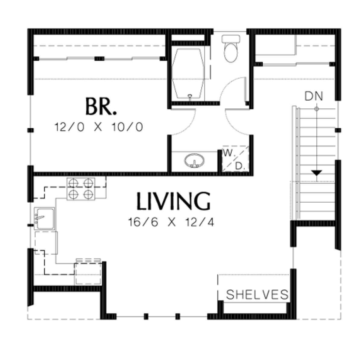 Floorplan 2 for House Plan #2559-00654