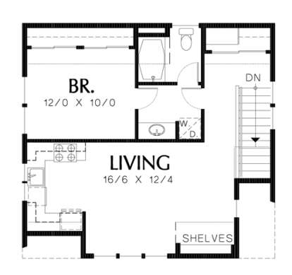 Floorplan 2 for House Plan #2559-00654