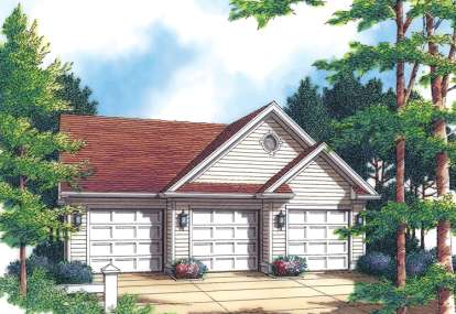 0 Bed, 0 Bath, 1068 Square Foot House Plan - #2559-00655