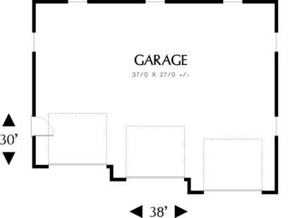 Floorplan 1 for House Plan #2559-00655