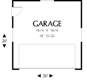 Floorplan 1 for House Plan #2559-00657
