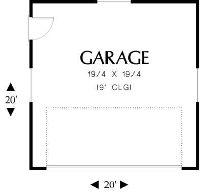 Floorplan 1 for House Plan #2559-00657
