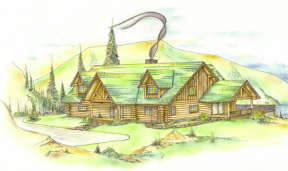 Vacation House Plan #039-00023 Elevation Photo