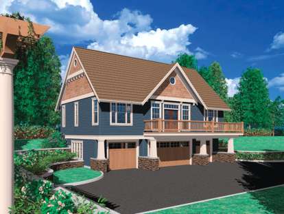 1 Bed, 1 Bath, 1334 Square Foot House Plan - #2559-00659