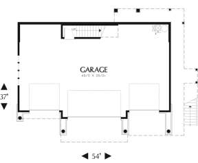 Floorplan 1 for House Plan #2559-00659