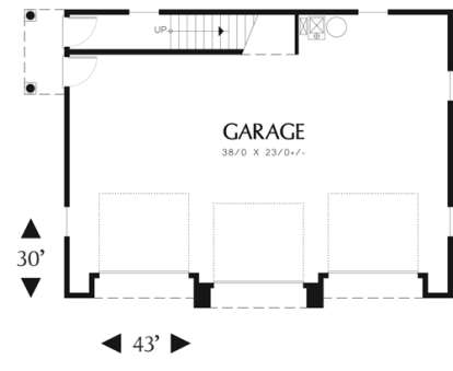 Floorplan 1 for House Plan #2559-00660