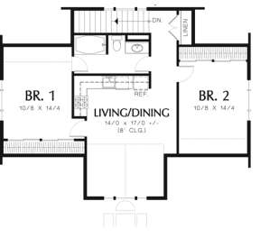 Floorplan 2 for House Plan #2559-00660