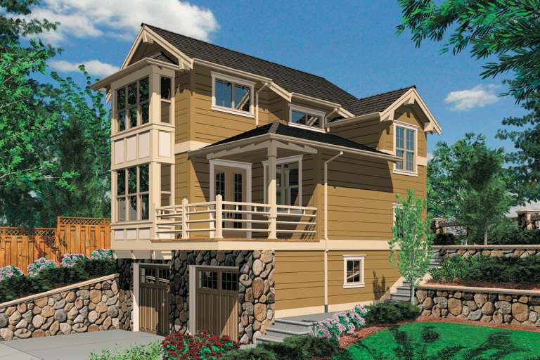 House Plan House Plan #12454 Front Elevation 