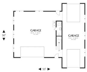 Floorplan 1 for House Plan #2559-00663