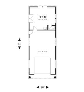Floorplan 1 for House Plan #2559-00664