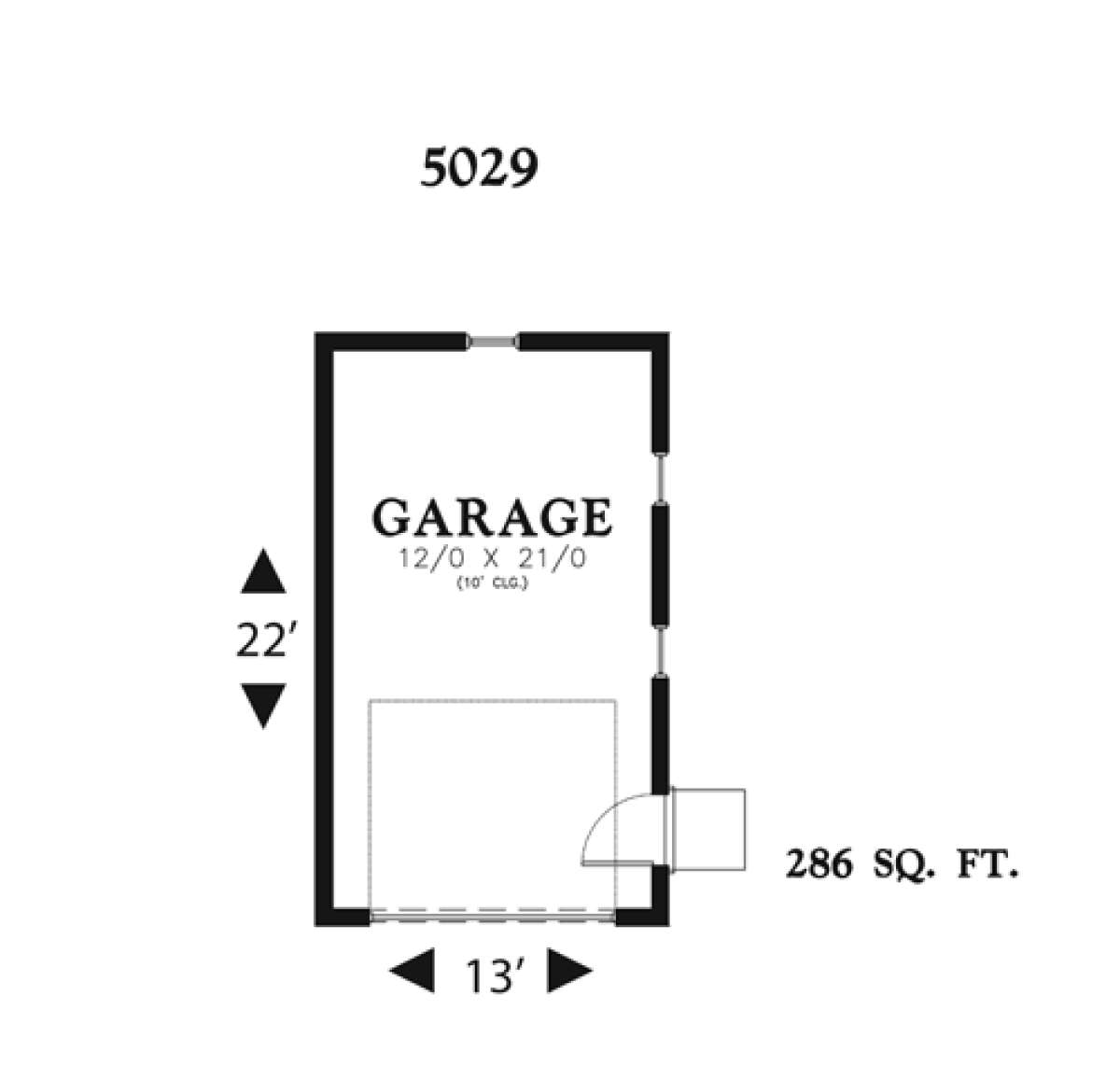 Floorplan 1 for House Plan #2559-00665