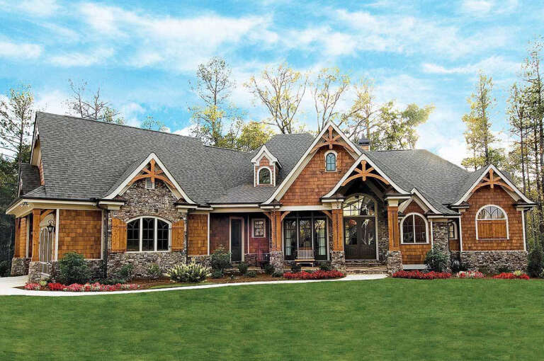 House Plan House Plan #12458 Front Elevation 