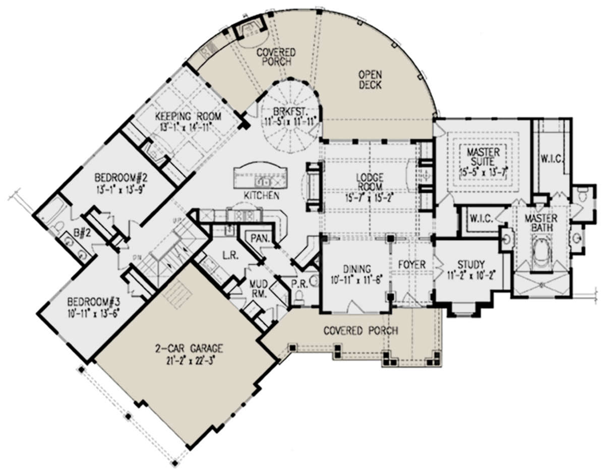 Main Floor for House Plan #699-00036