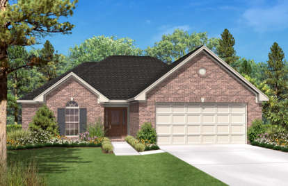 3 Bed, 2 Bath, 1600 Square Foot House Plan - #041-00016