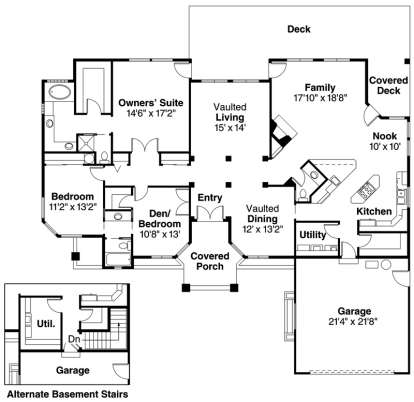 Floorplan1 for House Plan #035-00466