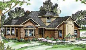 Contemporary House Plan #035-00467 Elevation Photo