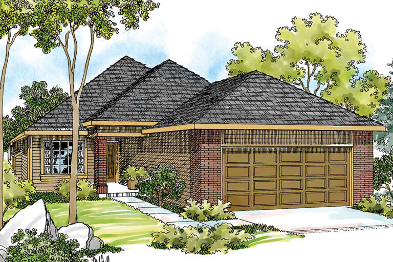House Plan House Plan #12464 Front Elevation