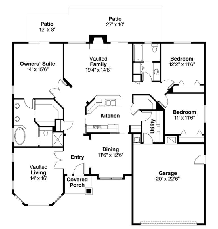 House Plan House Plan #12465 Drawing 1