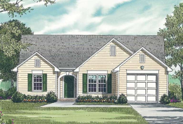 Traditional House Plan #3323-00001 Elevation Photo