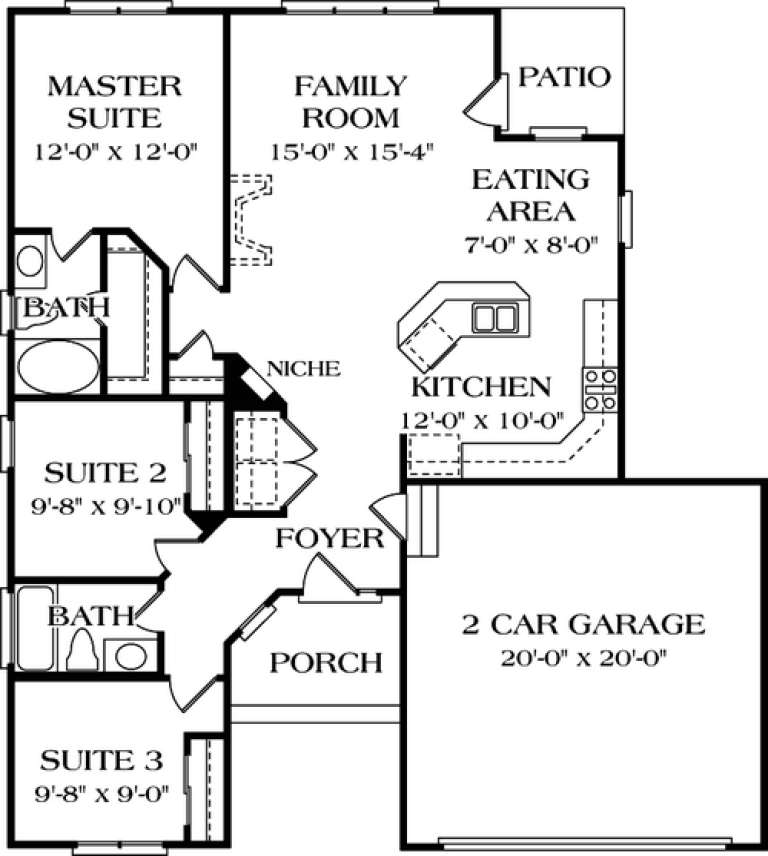 House Plan House Plan #12474 Drawing 1