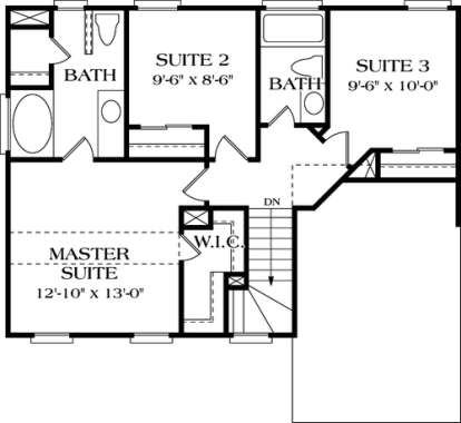 Floorplan 2 for House Plan #3323-00006