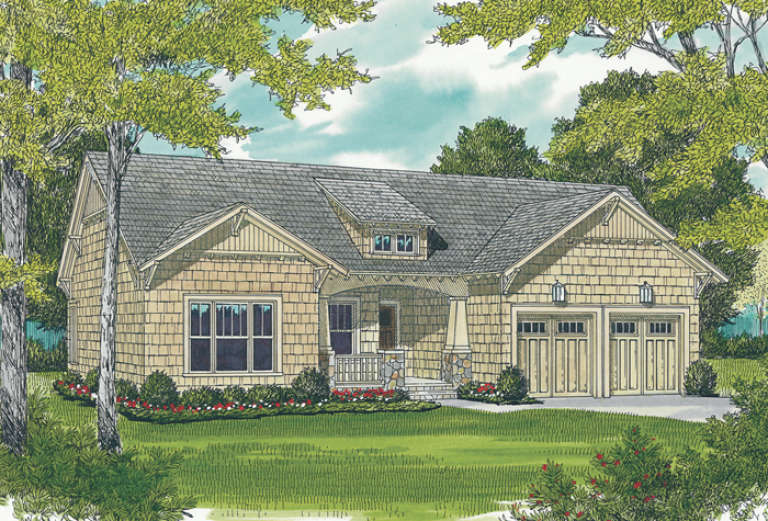 House Plan House Plan #12480 Front Elevation