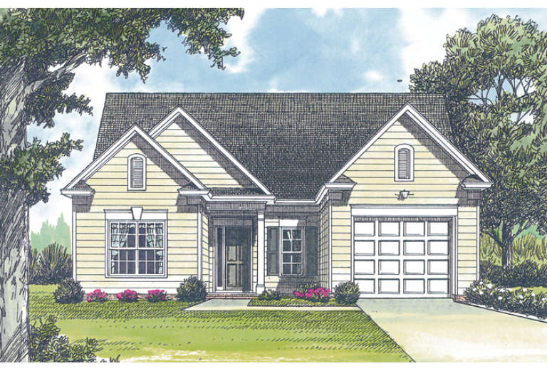 House Plan House Plan #12481 Front Elevation