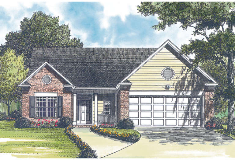 House Plan House Plan #12483 Front Elevation