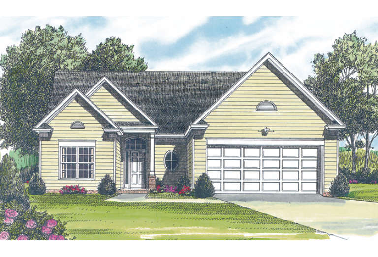 House Plan House Plan #12484 Front Elevation