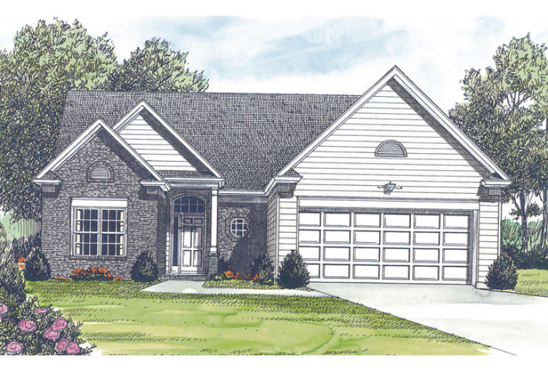 House Plan House Plan #12485 Front Elevation