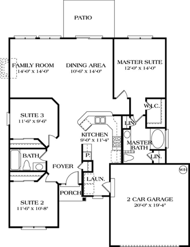 House Plan House Plan #12485 Drawing 1
