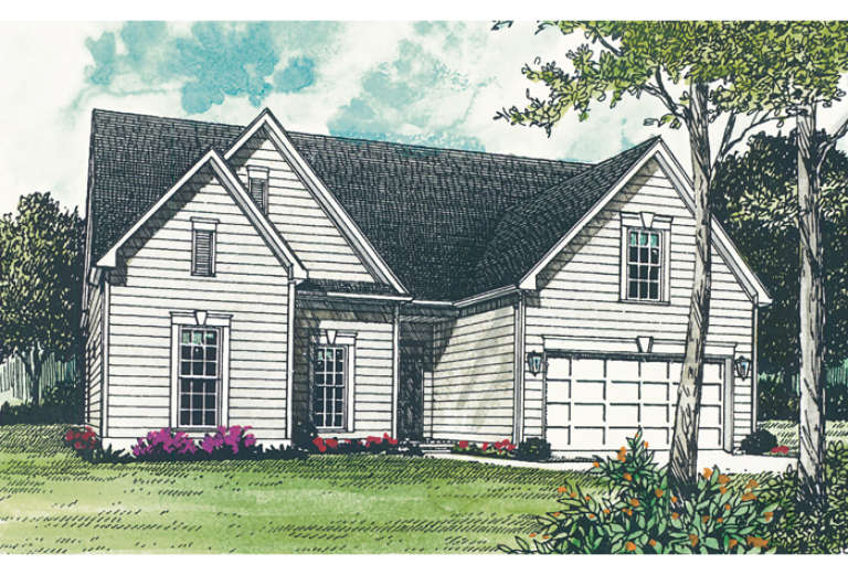 House Plan House Plan #12487 Front Elevation