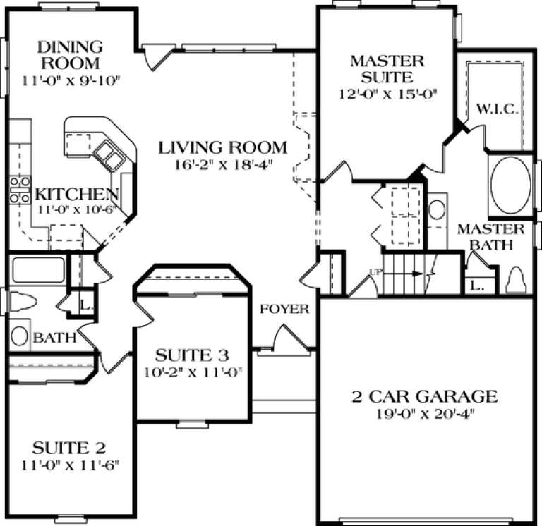 House Plan House Plan #12488 Drawing 1