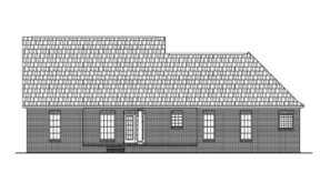 Ranch House Plan #041-00017 Elevation Photo