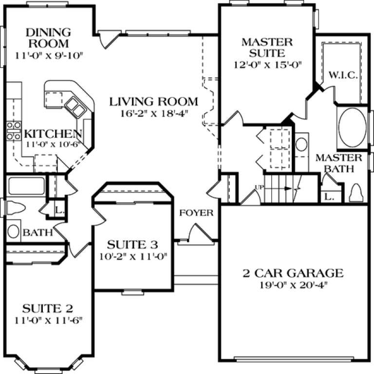 House Plan House Plan #12490 Drawing 1