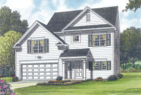 Small House Plan #3323-00022 Elevation Photo