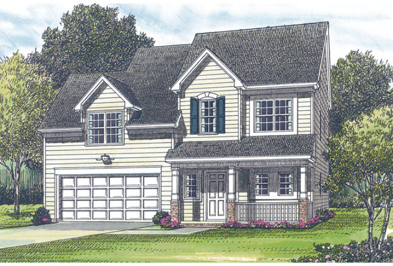 House Plan House Plan #12493 Front Elevation