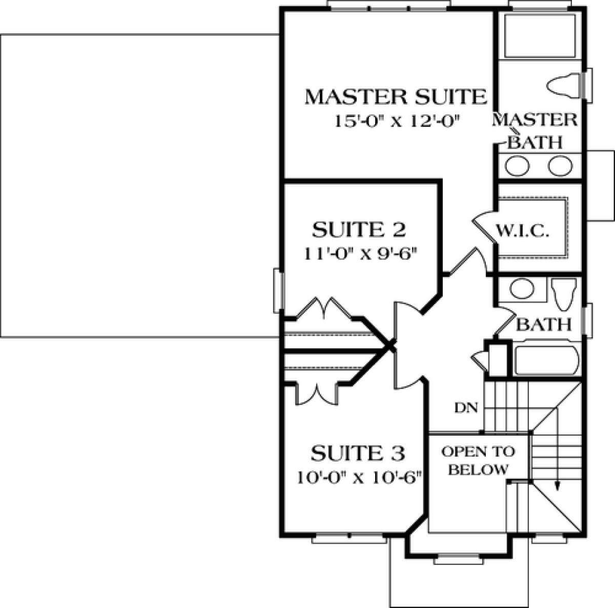 Floorplan 2 for House Plan #3323-00025