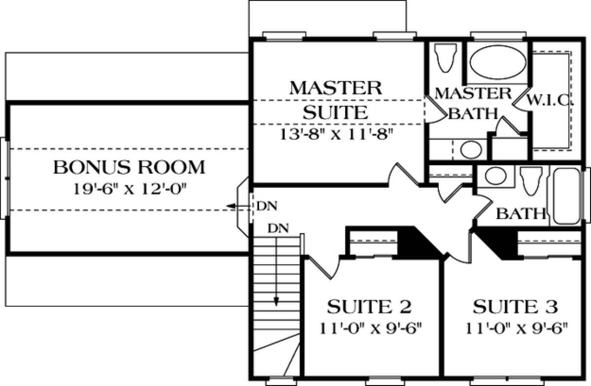 Floorplan 2 for House Plan #3323-00027