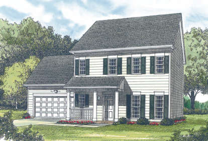 Traditional House Plan #3323-00028 Elevation Photo