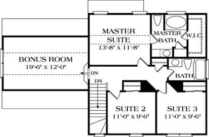 Floorplan 2 for House Plan #3323-00029