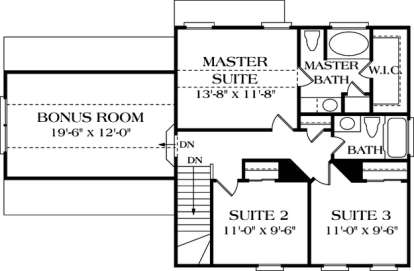 Floorplan 2 for House Plan #3323-00030