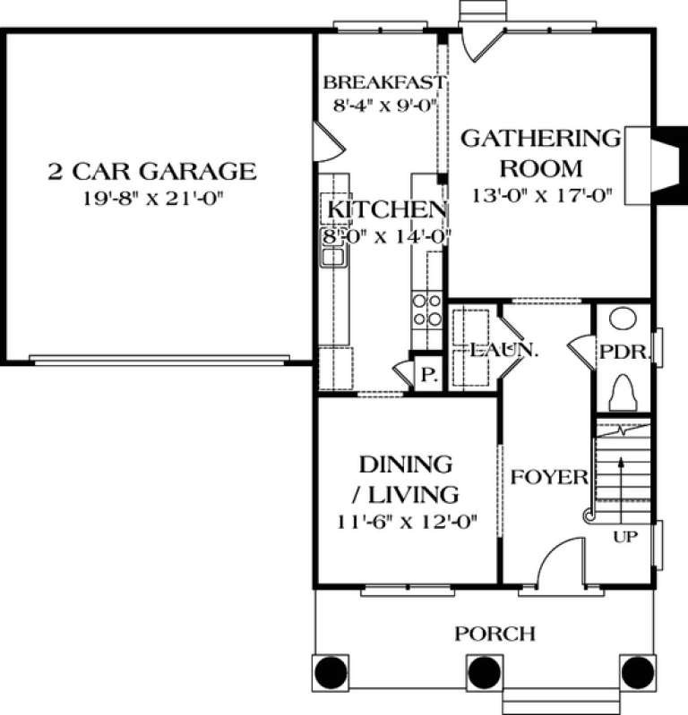 House Plan House Plan #12501 Drawing 1