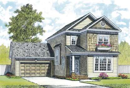 Cottage House Plan #3323-00033 Elevation Photo