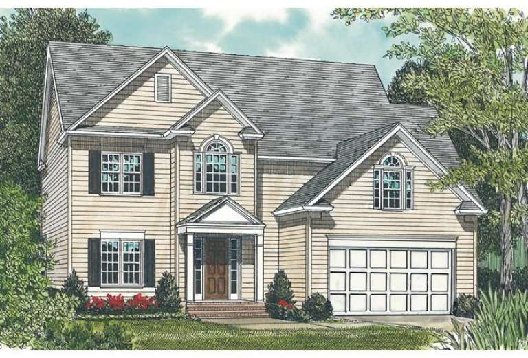 Traditional House Plan #3323-00036 Elevation Photo