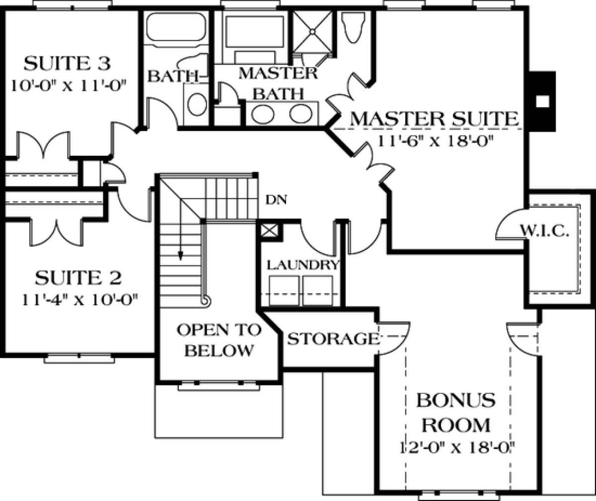 Floorplan 2 for House Plan #3323-00036