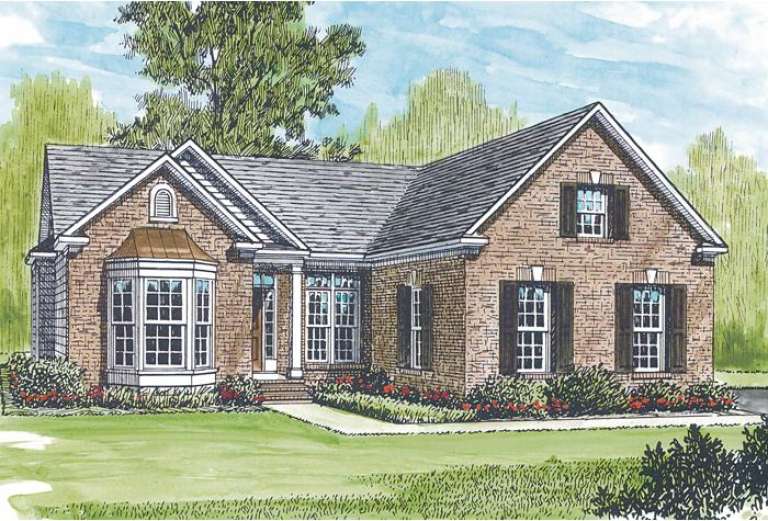 House Plan House Plan #12507 Front Elevation